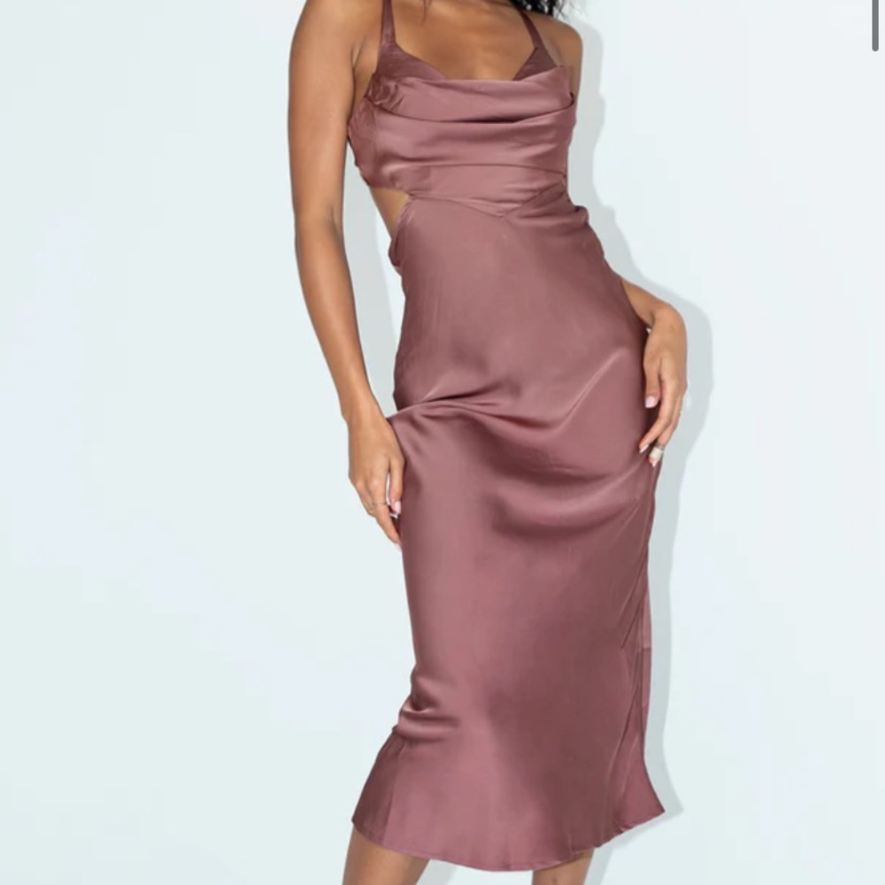 Princess Polly Kali Maxi Dress Brown